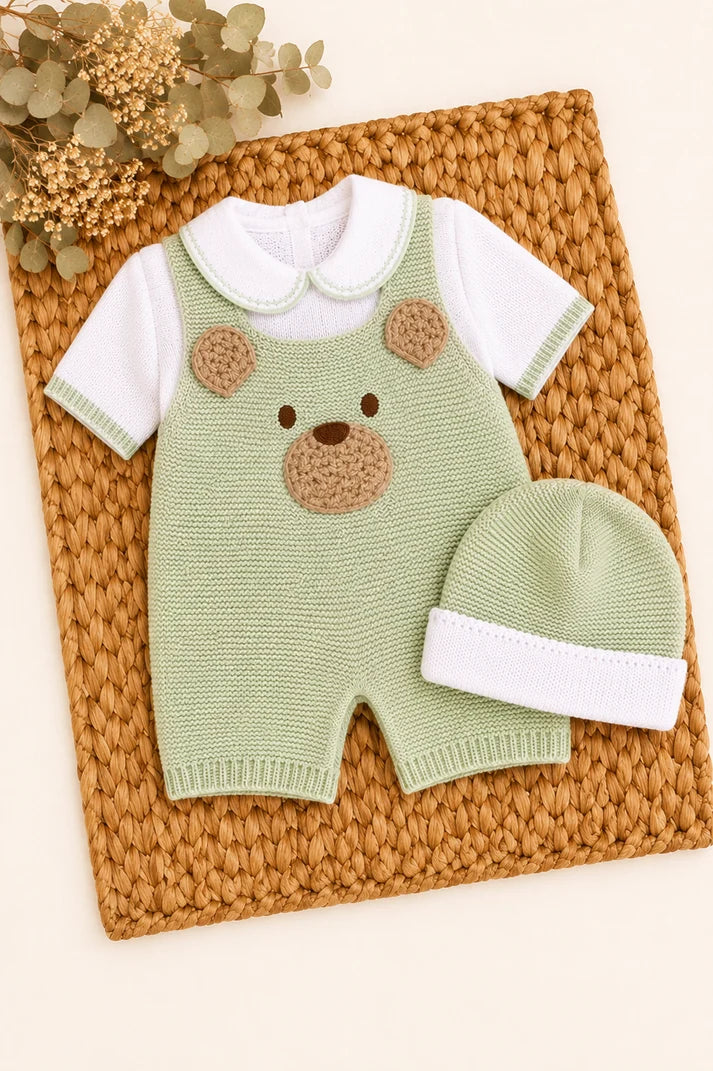 Primera Puesta corta Peluche Verde