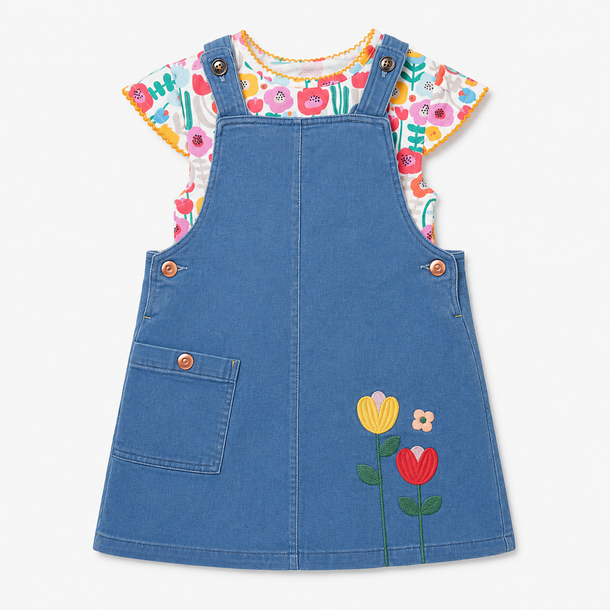 Conjunto punto de bebé niña 143019 Boboli