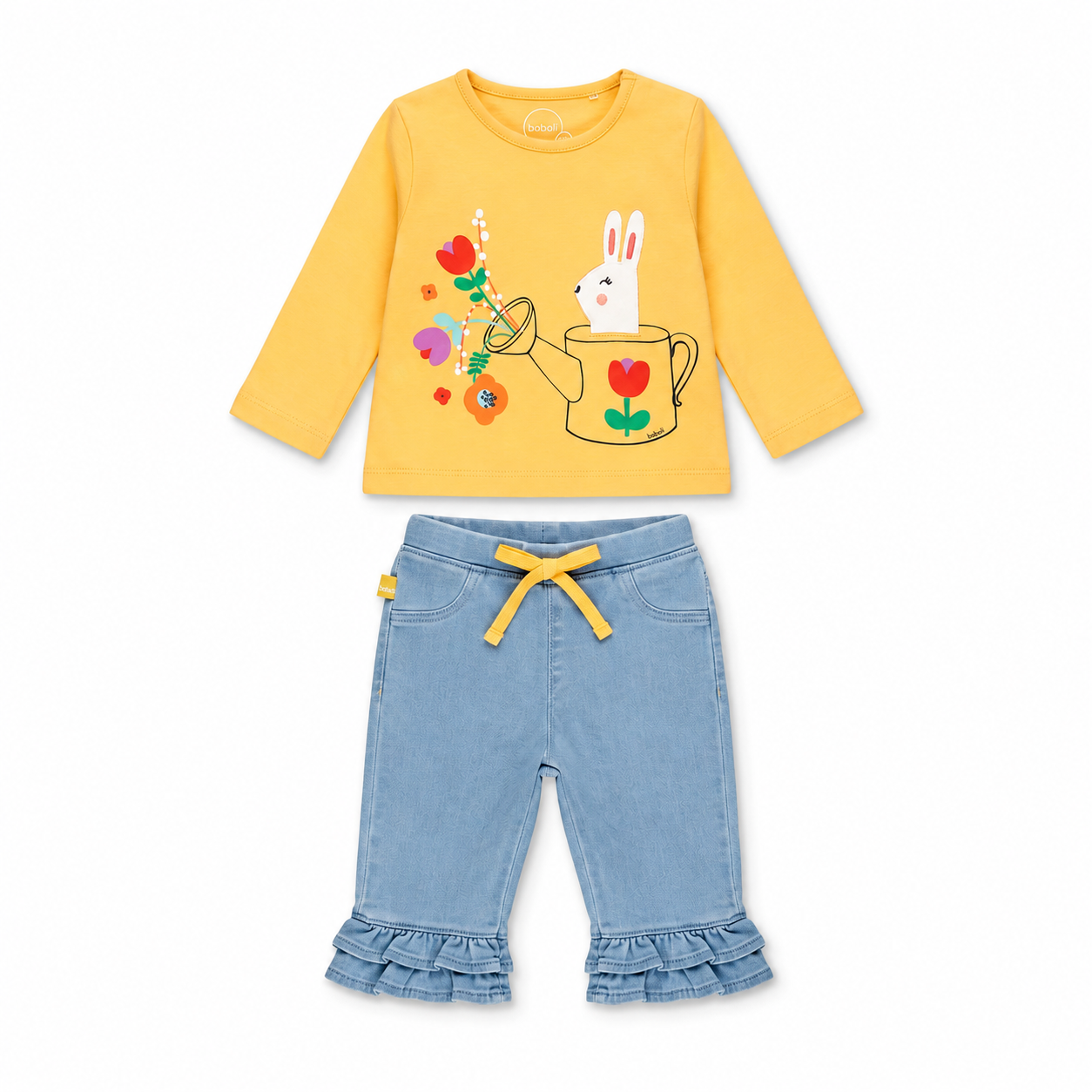Conjunto punto de bebé niña 143008 Boboli