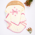 Manta Lucia Perla con Rosa Viejo