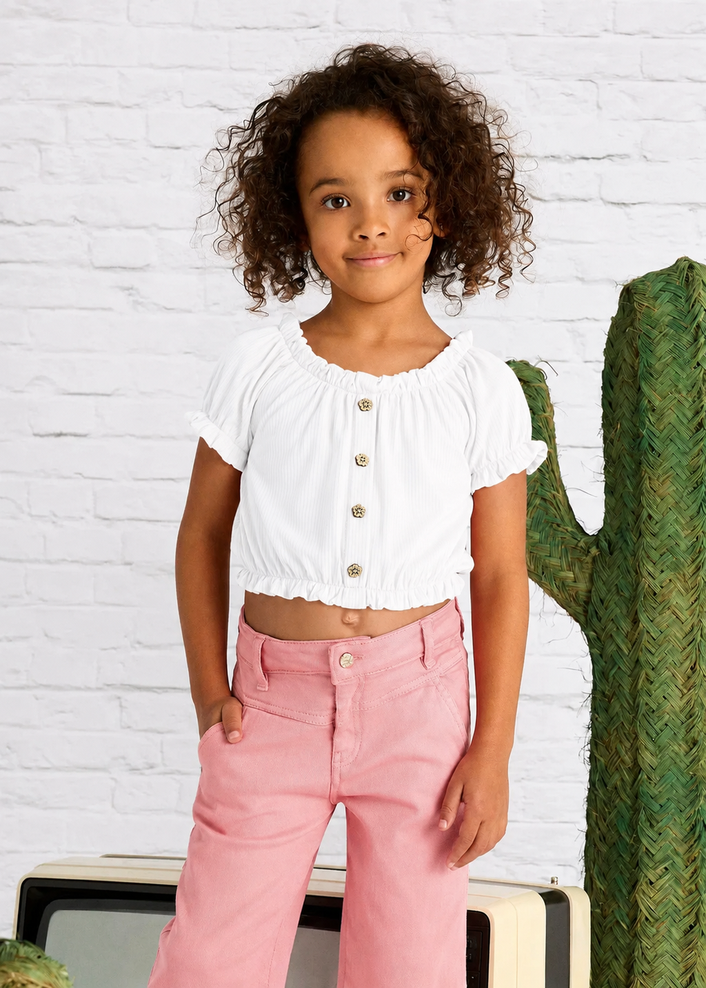 Camiseta Cropped 3008 Mayoral