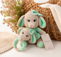 Peluche y Sonajero Crochet de Elefante