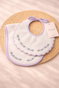 Set Babero y Cargador  Lila