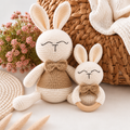 Set de Peluche y Sonajero Crochet