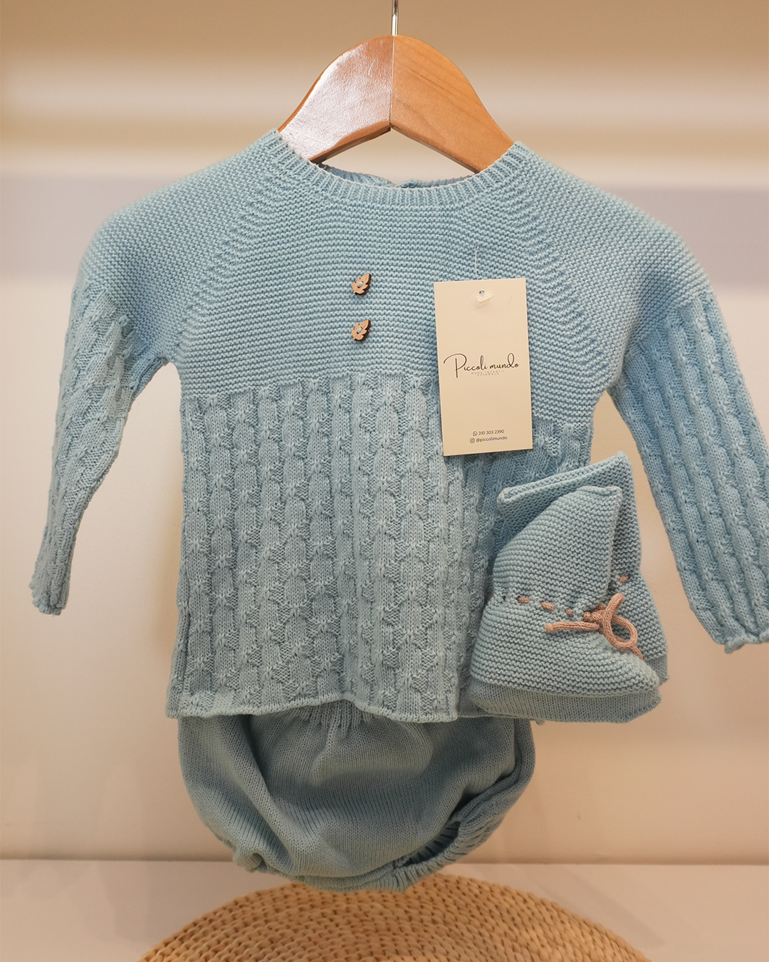 Conj. Tejido Celeste