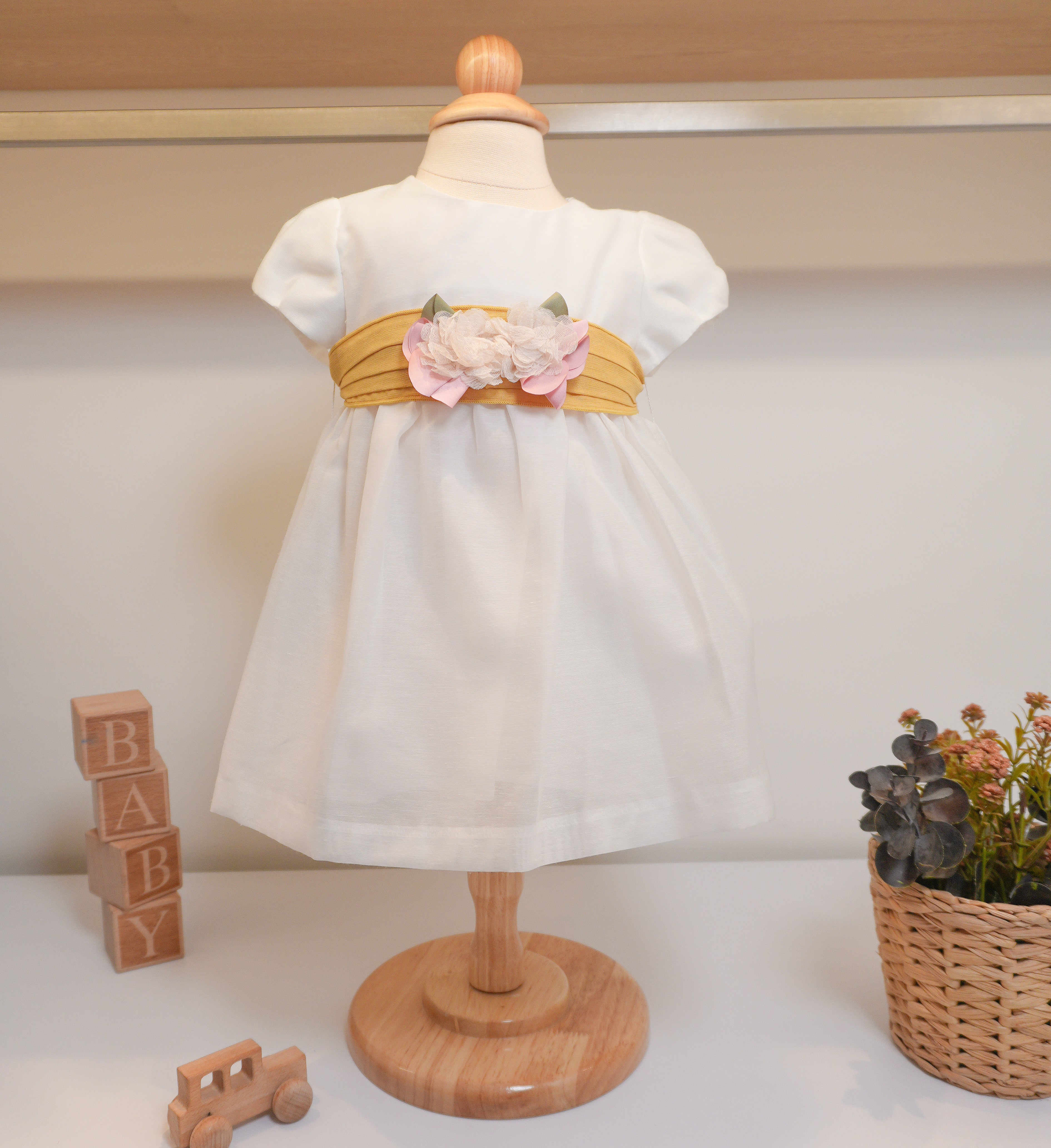 Vestido Fajín Mayoral 1860