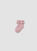 Calcetin volantes mayoral 9068 Palo de Rosa