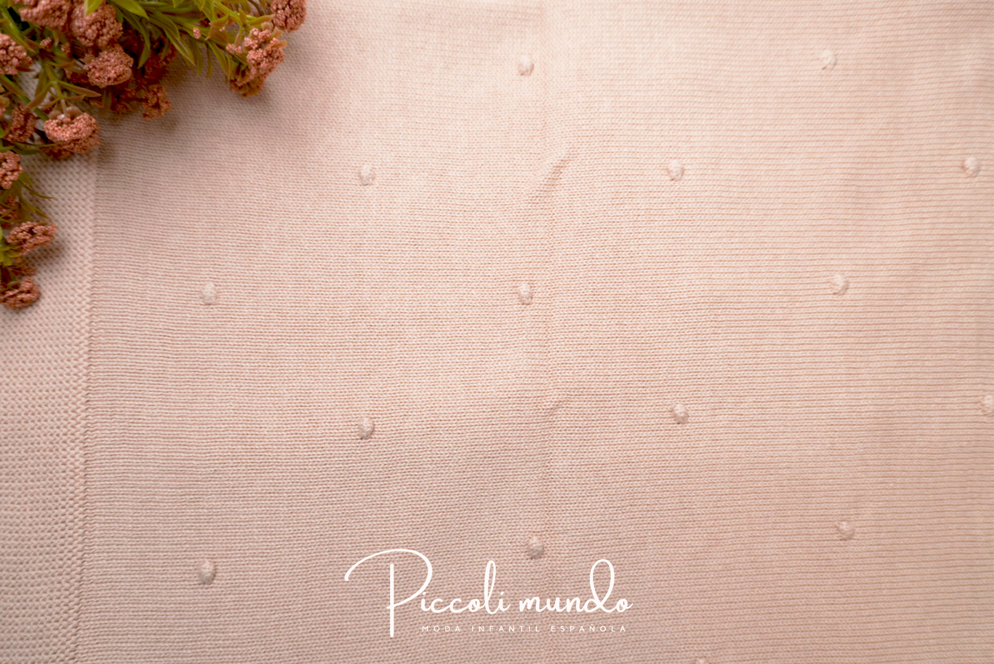 Manta Punto Beige