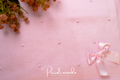 Manta Punto Rosa Bebé
