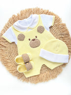 Primera Puesta corta Peluche Amarillo