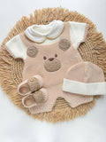 Primera Puesta corta Peluche Arena