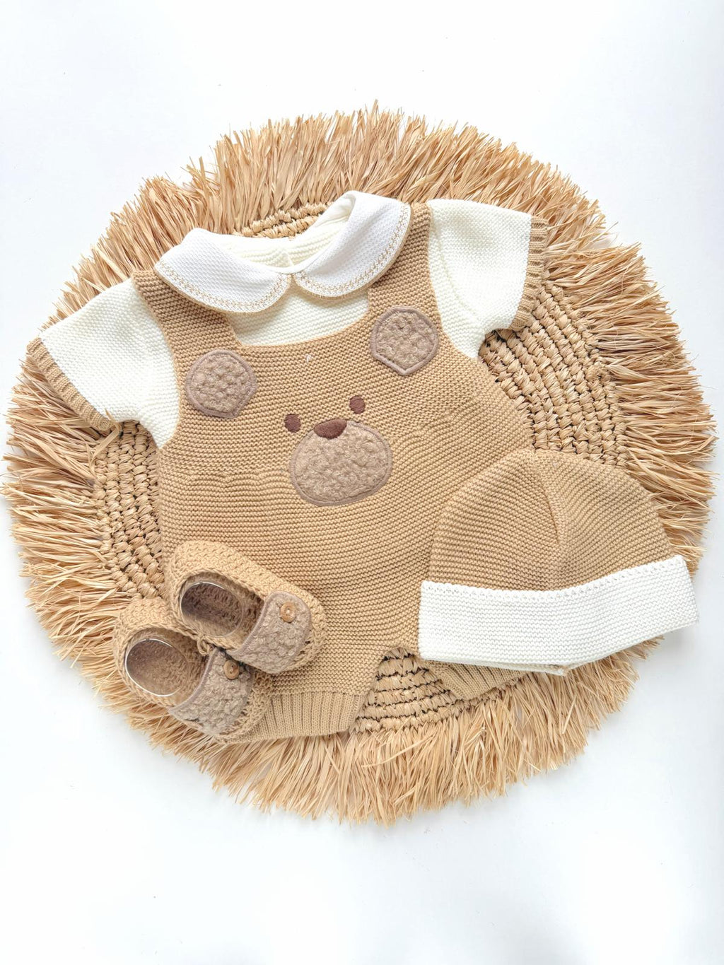 Primera Puesta corta Peluche Café