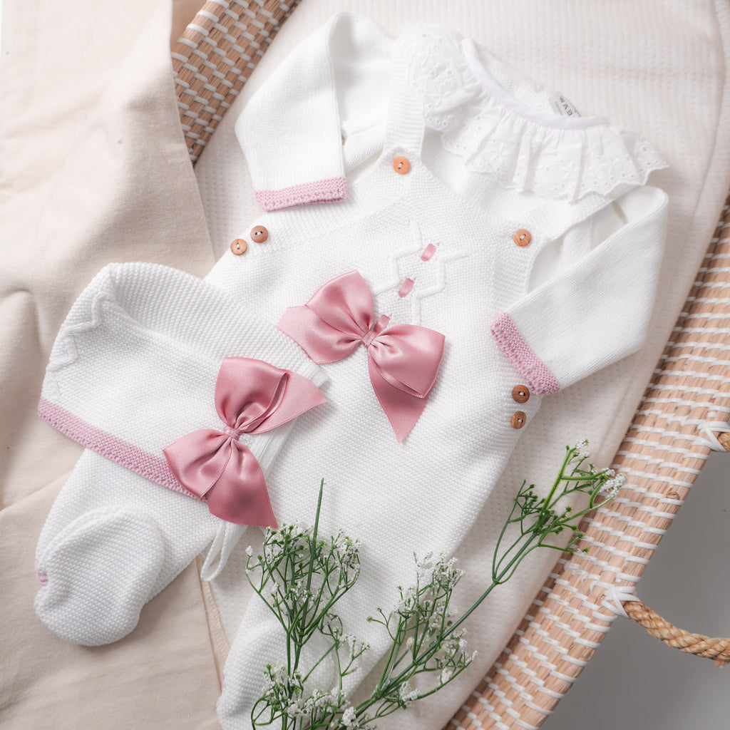 Primera Puesta Ayla Blanca con Palo de Rosa