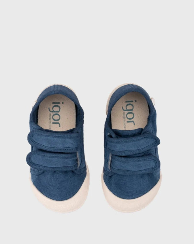 Tenis Lona Marino Igor S10333