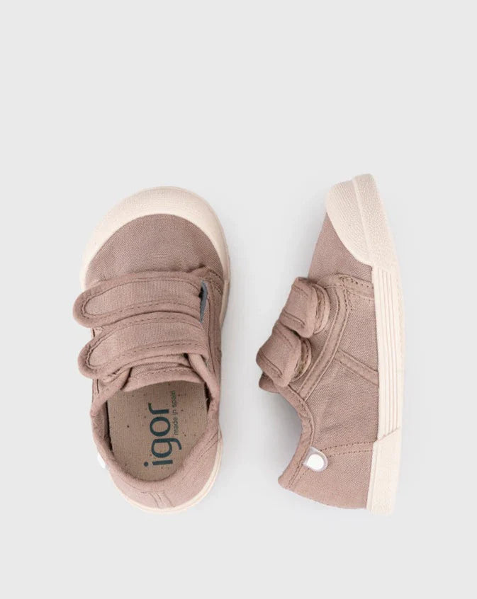 Tenis Lona V Velcro Cacao Igor 10333390