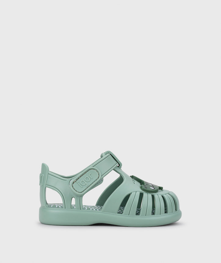 Sandalias Tobby Croco Matcha S10371