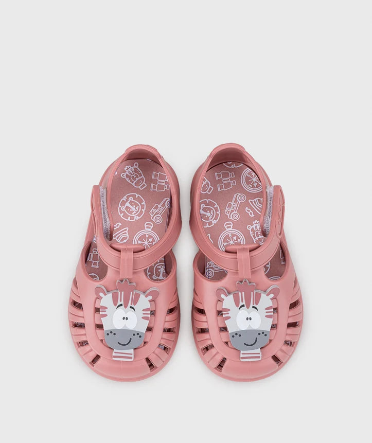 Sandalias Tobby Zebra Rosa igor S10373