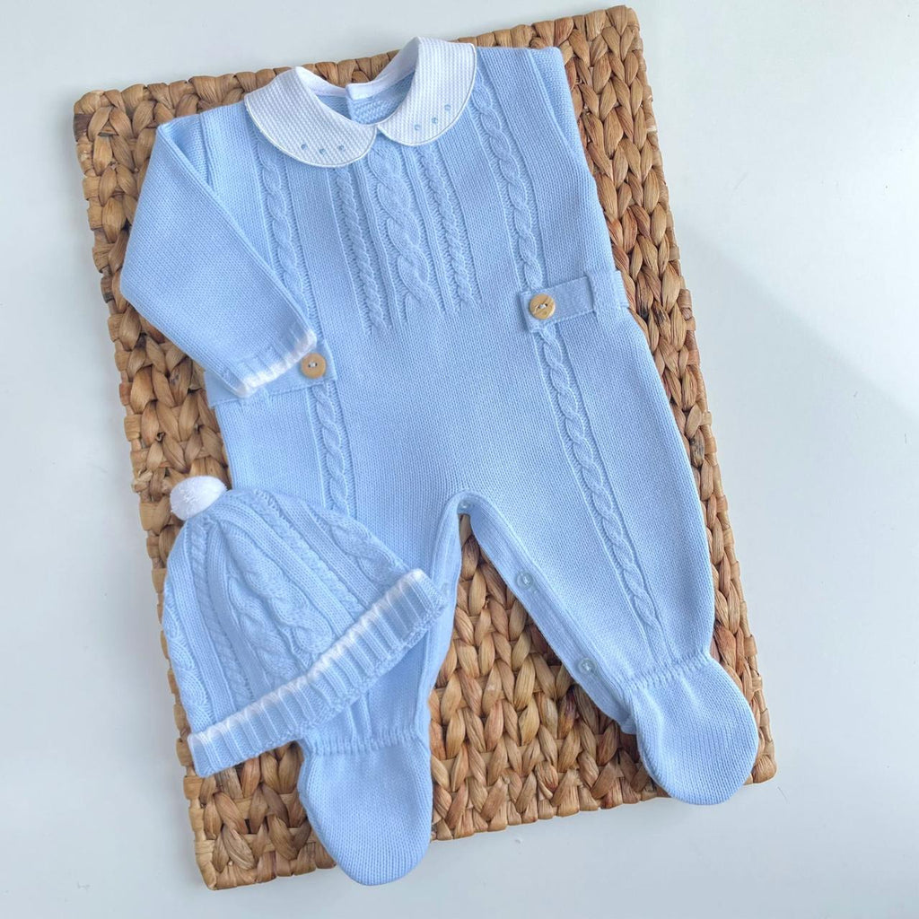 Primera Puesta Madera Celeste