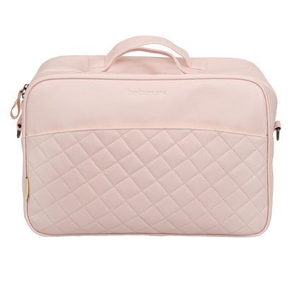 Bolso pañalera con cambiador New Quilt Rosa