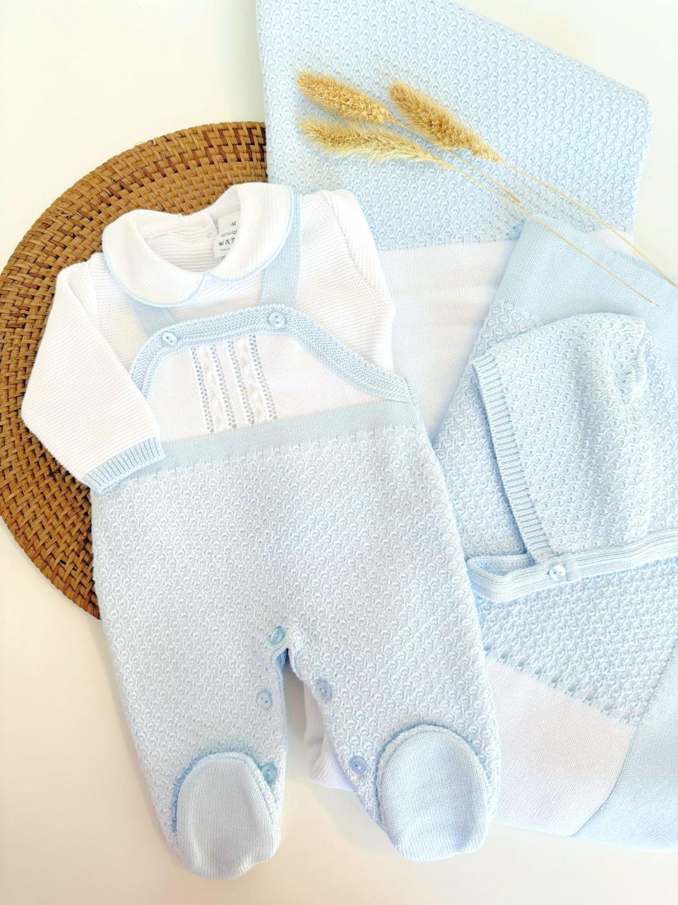 Set de Primera Puesta Pierina Celeste