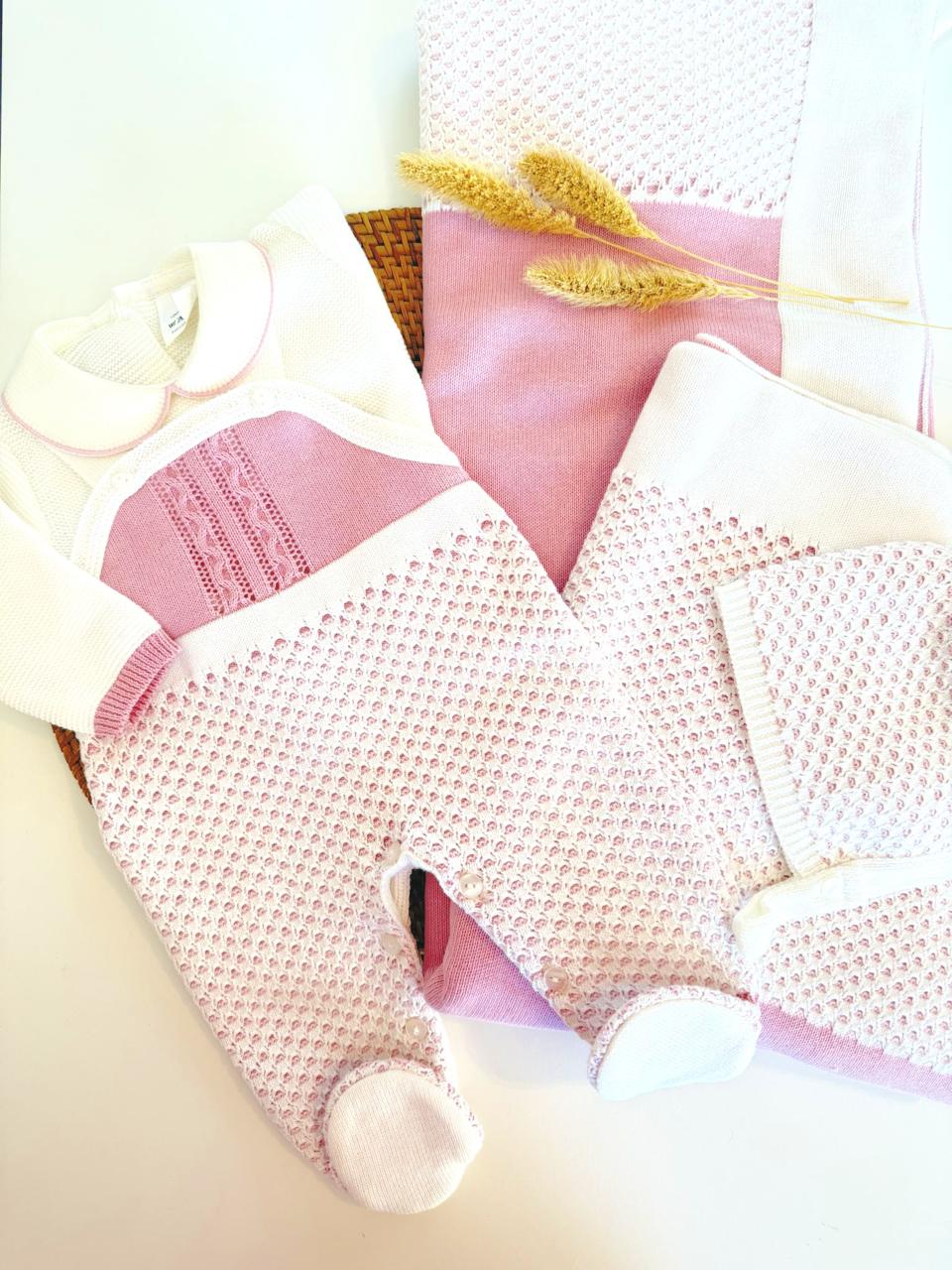 Set Primera Puesta Pierina Rosa