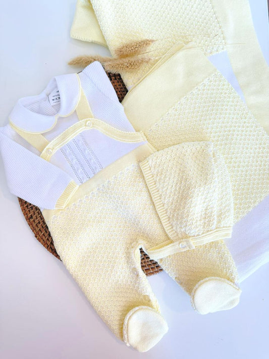 Set de Primera Puesta Pierina Amarillo