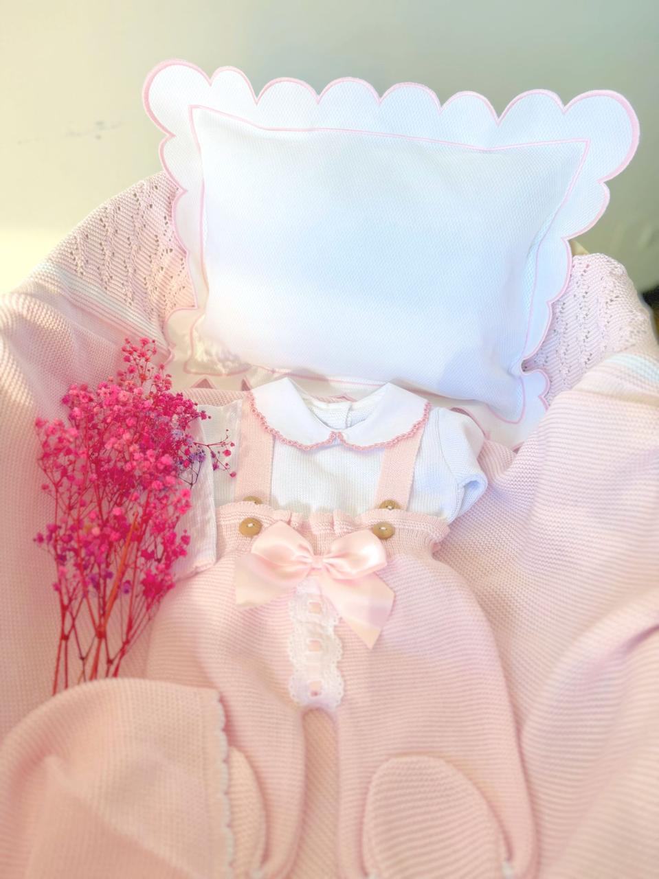Funda de Almohada Rosa Bebé