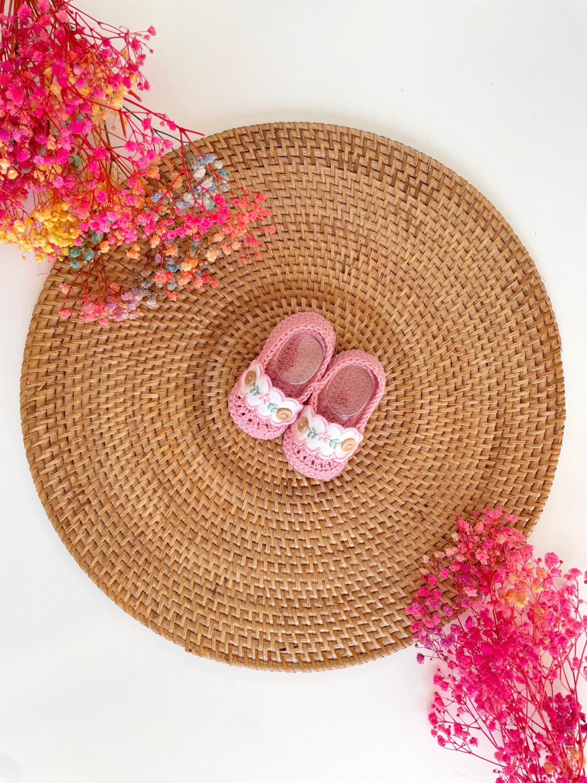 Zapatos Paula Flores Rosa Viejo