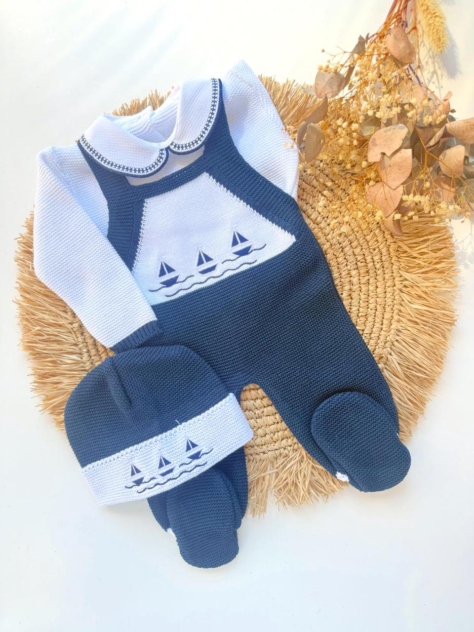 Primera Puesta Barquito Azul Marino