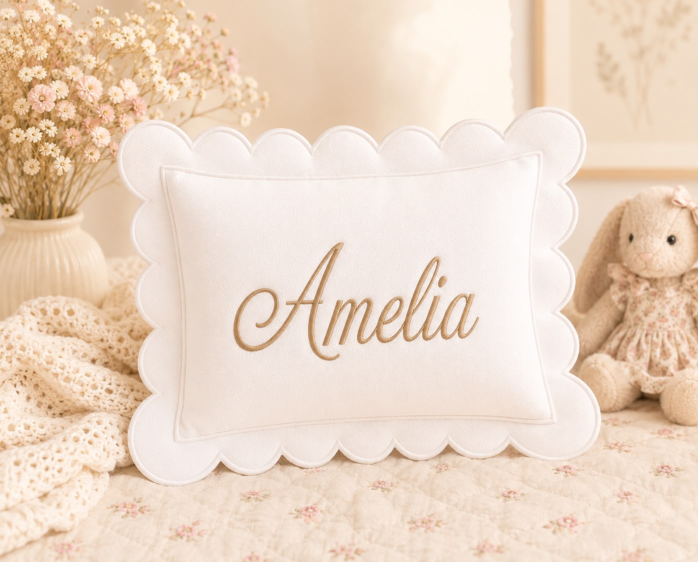 Funda de Almohada Blanca