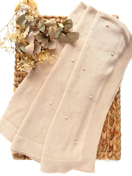 Manta Punto Beige