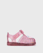 Sandalias Tobby Unicornio Transparente Fucsia Glitter S10341